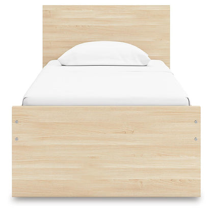 Onita Twin Panel Platform Bed with 1 Side Storage