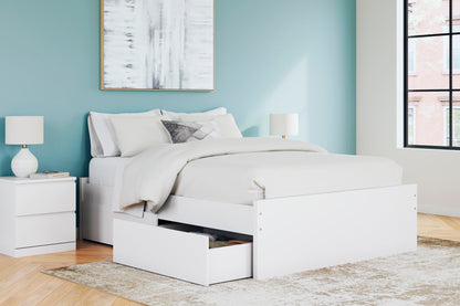 Onita Queen Platform Bed with 1 Side Storage