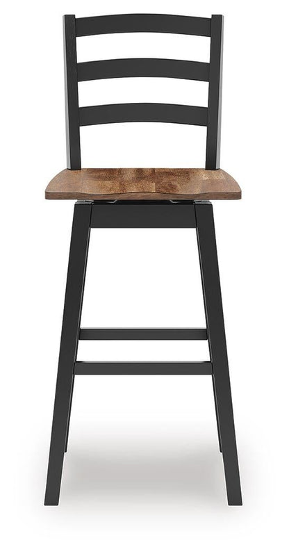 Wildenauer Tall Swivel Barstool (2/CN)