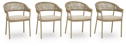 Orchard Beach Arm Chair With Cushion (4/CN)