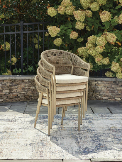 Orchard Beach Arm Chair With Cushion (4/CN)