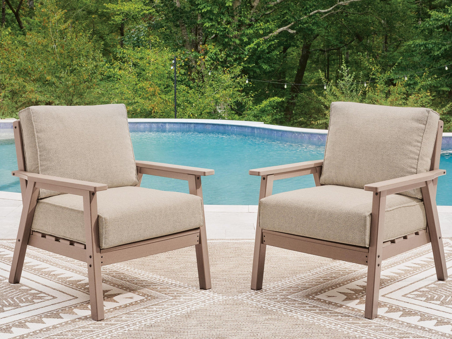 Grover Beach Lounge Chair w/Cushion (2/CN)