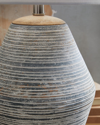 Lawrock Terracotta Table Lamp (1/CN)