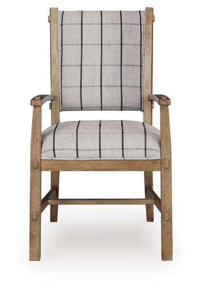 Ridgester Dining UPH Arm Chair (2/CN)
