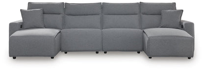 Modmax II 4-Piece Reclining Sectional with Double Chaise