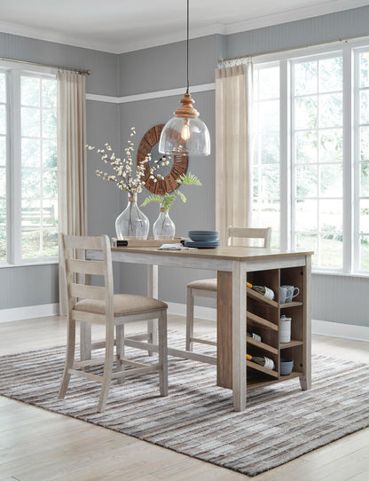 Skempton RECT Counter Table w/Storage