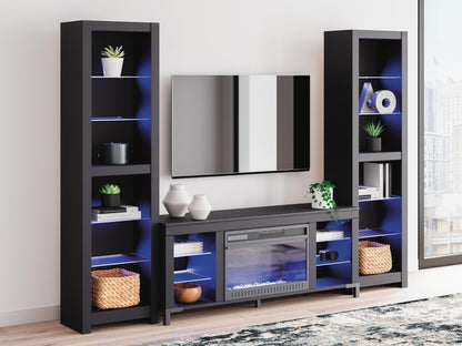 Cayberry 3-Piece Entertainment Center with Electric Fireplace