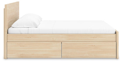 Onita Queen Panel Platform Bed with 2 Side Storage