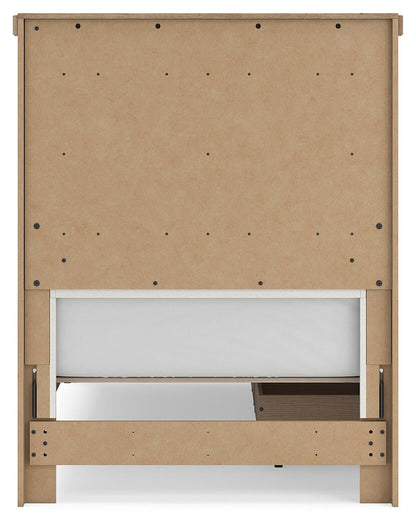 Savonport Twin Panel Bed with Storage