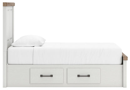 Savonport Twin Panel Bed with Storage