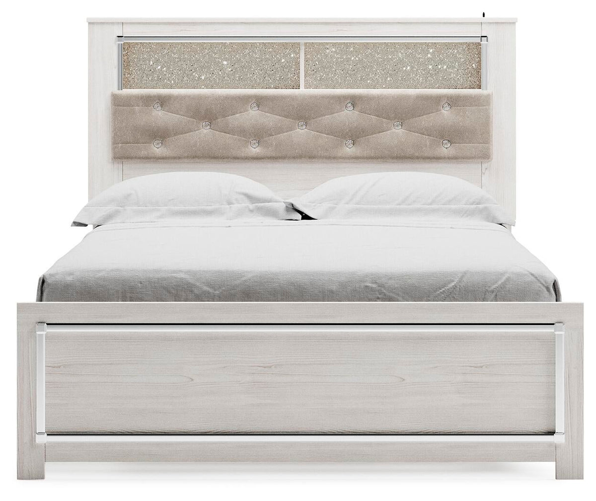 Altyra Queen Panel Bookcase Bed