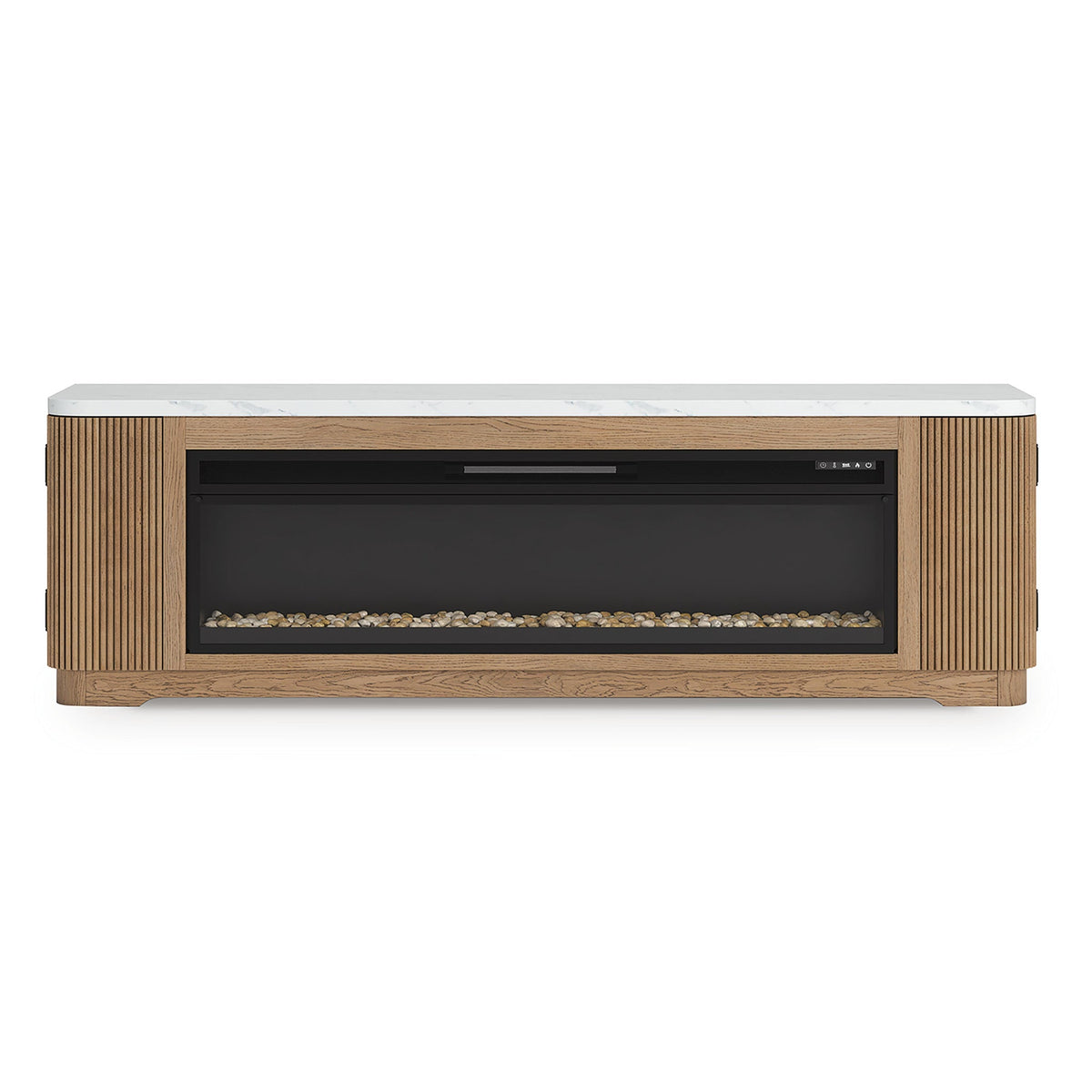 Camdill 80" TV Stand with Electric Fireplace