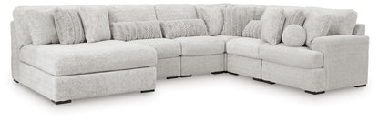 Cuddle Plush 6-Piece Sectional with Chaise