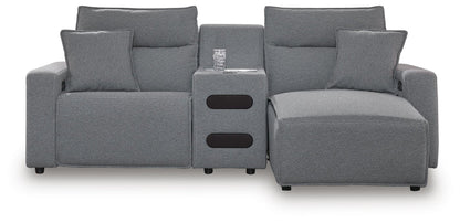 Modmax II 3-Piece Power Reclining Sectional with Chaise and Audio Console