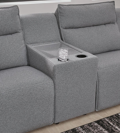 Modmax II 5-Piece Power Reclining Sectional with Consoles