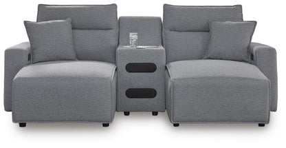 Modmax II 3-Piece Power Reclining Sectional with Chaise and Audio Console