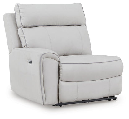Social Pointe 5-Piece Reclining Sectional with Storage Consoles