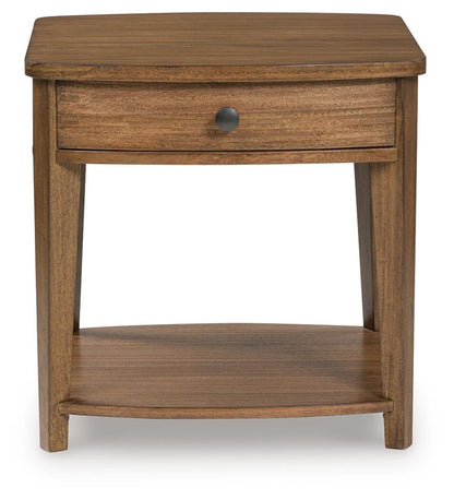 Burkbyer Rectangular End Table