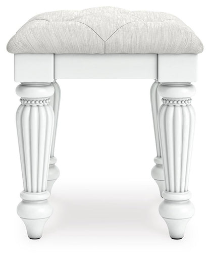 Kozlani Vanity Upholstered Stool