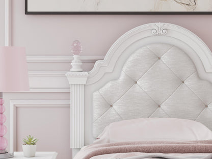 Kozlani Twin Upholstered Panel Bed