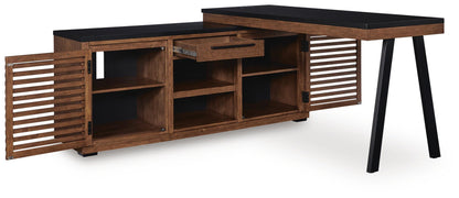 Kallari Credenza with Desk Return
