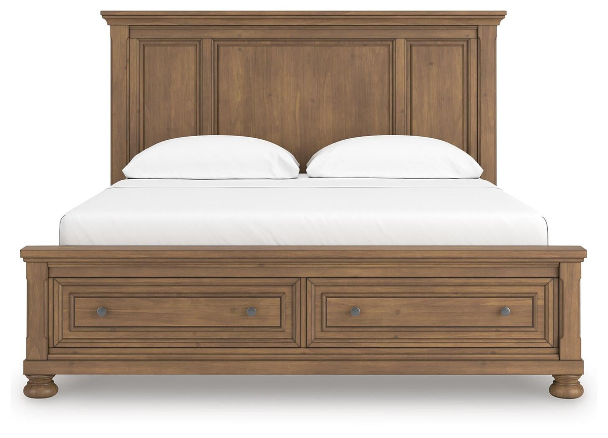 Feddinger California King Panel Storage Bed