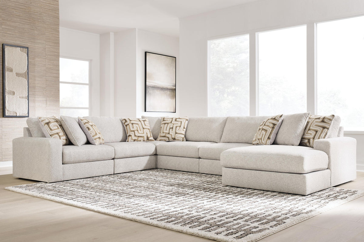 Kestrie 6-Piece Sectional with Chaise