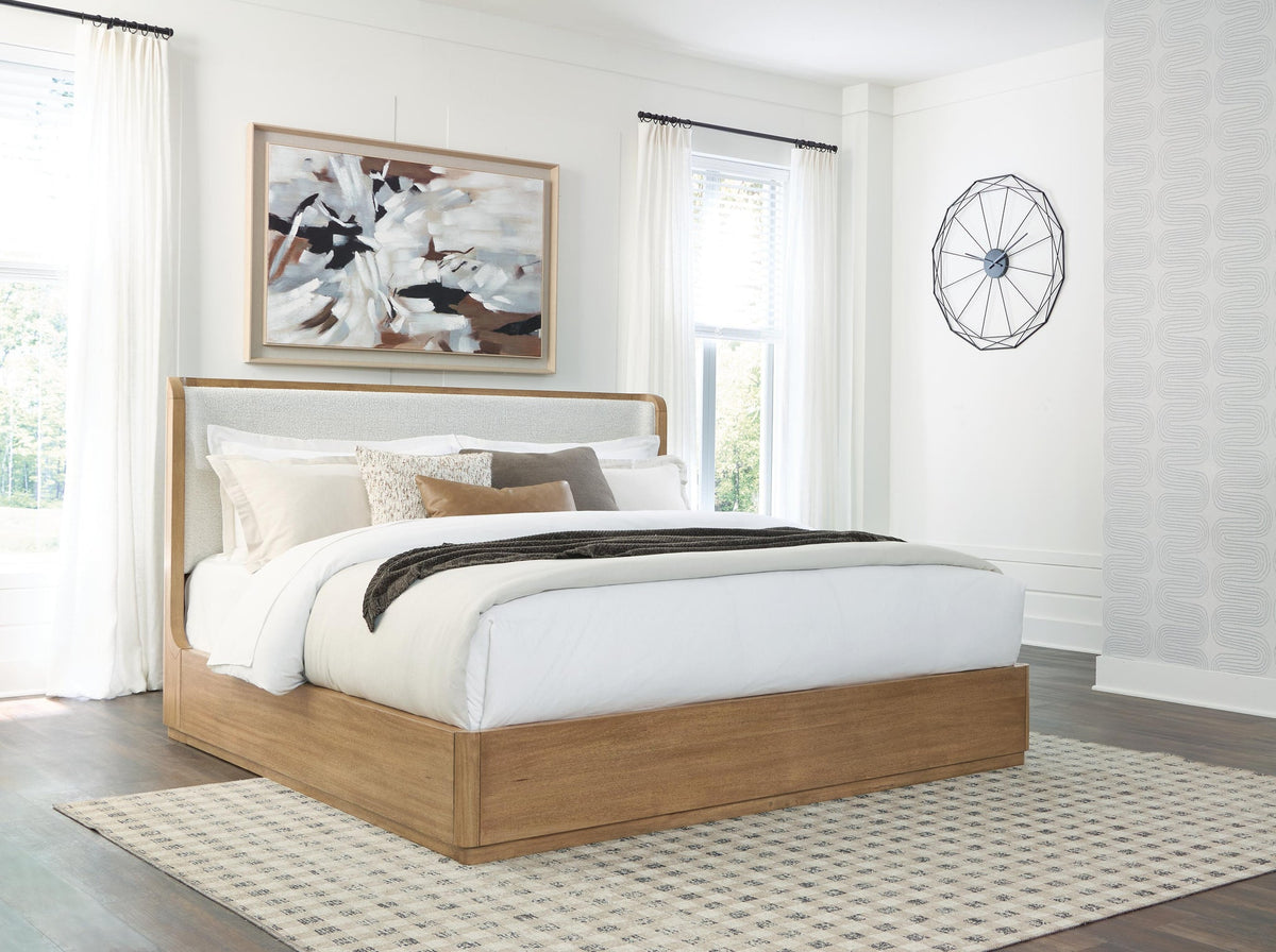 Pamaria California King Upholstered Panel Bed