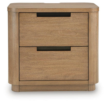 Pamaria Two Drawer Night Stand