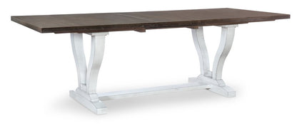 John Thomas | LaCasa Elle Trestle Table 7 Piece Set