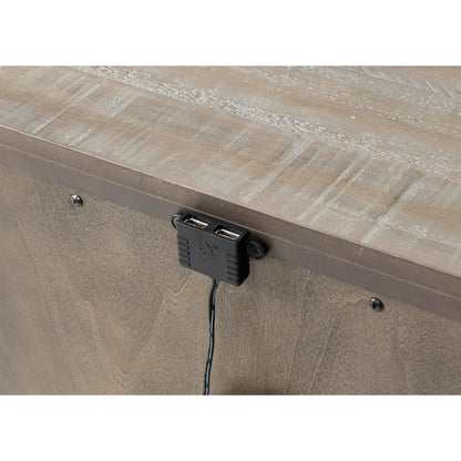 Intrigue - 3 Drawer Nightstand - Light Brown